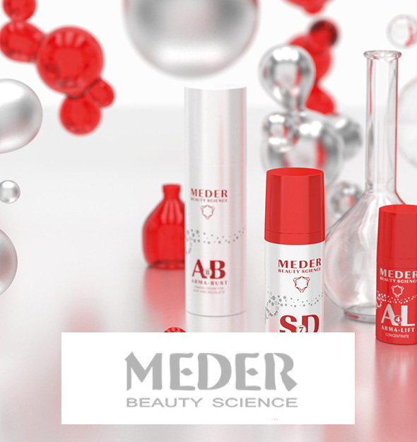 Pflegeprodukte von MEDER im KosmetikKaufhaus in Österreich
